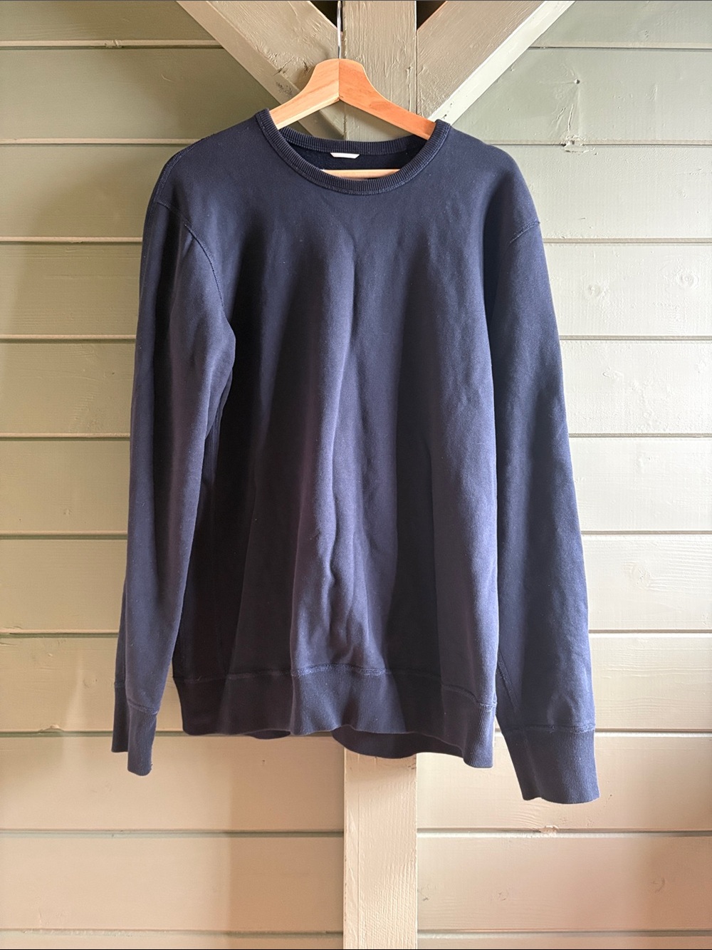 Reigning Champ Navy Crewneck Sweatshirt